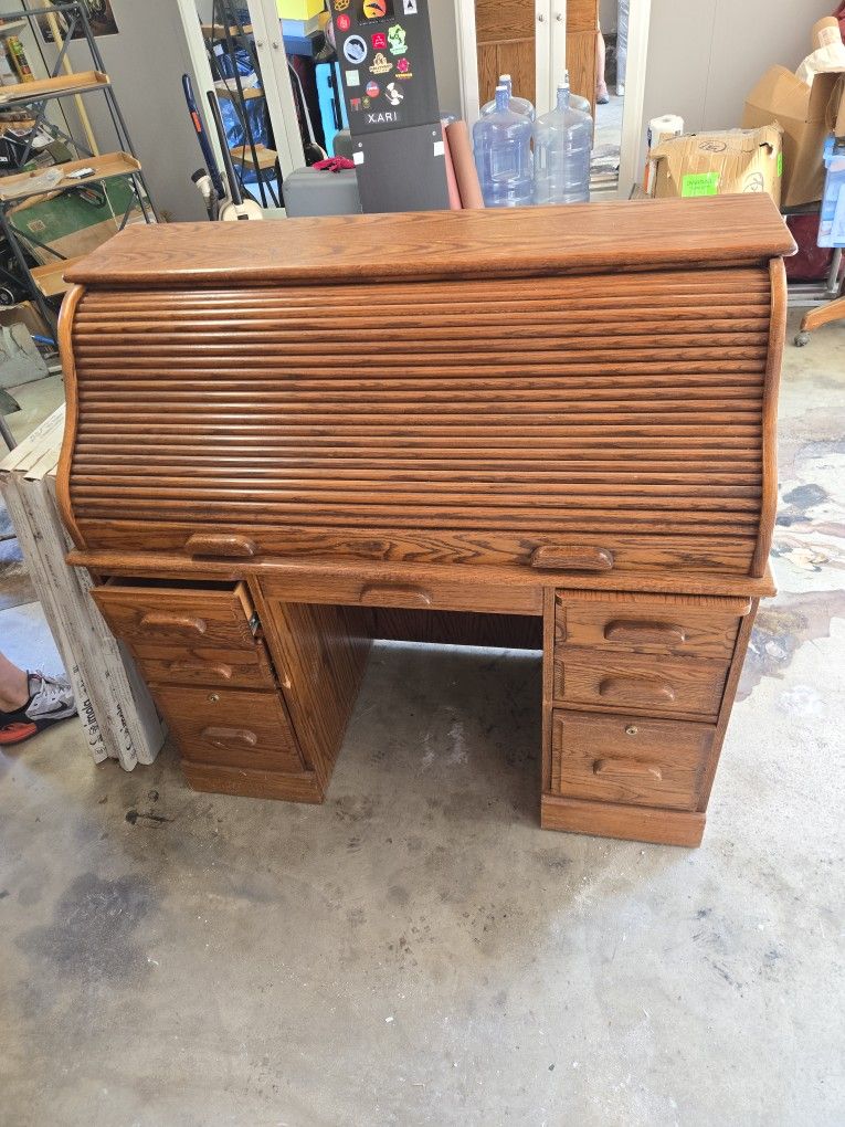 19 Century Antique Rollup Desk