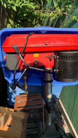 BAUER 10 in., 5-Speed Bench Drill Press with Light