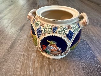Vintage German Ceramic Cookie Jar