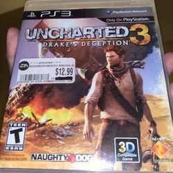 PlayStation 3 Video Game Uncharted 3 Drake’s Deception PS3