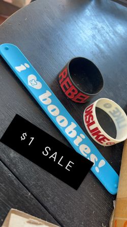Early 2000s Rubber Bracelets / $1 SALE