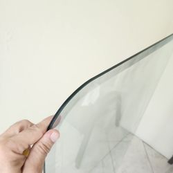 25x50 Inch Quarter Inch Thick Beveled Glass Table Top
