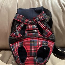 Daba Doo Plaid Pet Backpack Dog Carrier