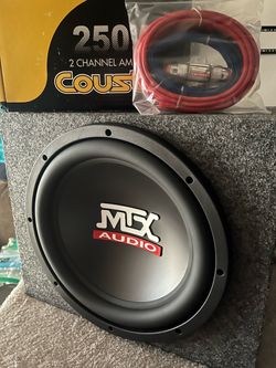 MTX 12” svc 4 ohm subwoofer 🔊 package.