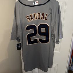 Tarik skubal Detroit Tigers grey jersey size 2xl