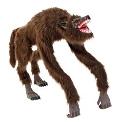 Animated Crouching Werewolf