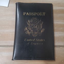 Black Passport Case