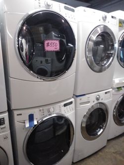 Kenmore front load washer and dryer set working perfectly