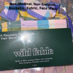 Face mask With Matching Hair Band 