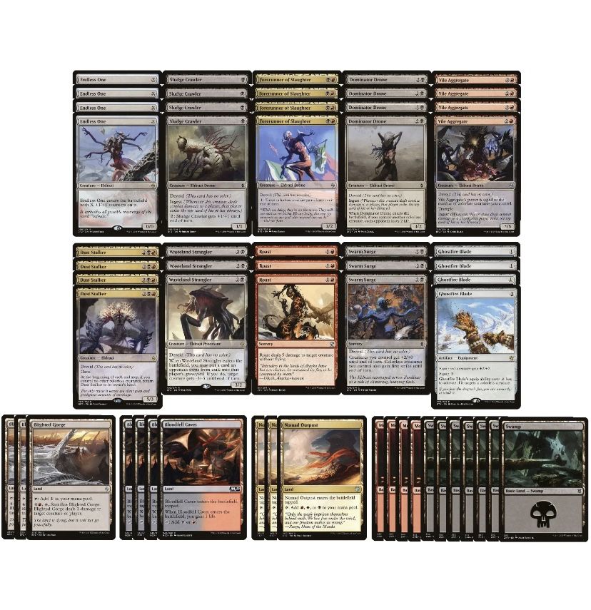 Elite Black Red Eldrazi Deck - MTG Magic the Gathering - Ready to Play!!!