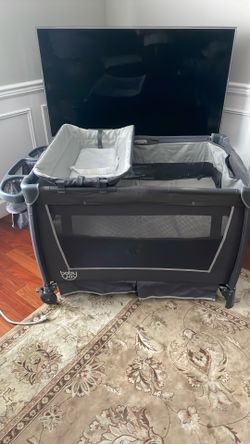 Baby Joy Playpen,2 levels,exchange Matress,diapers holder.
