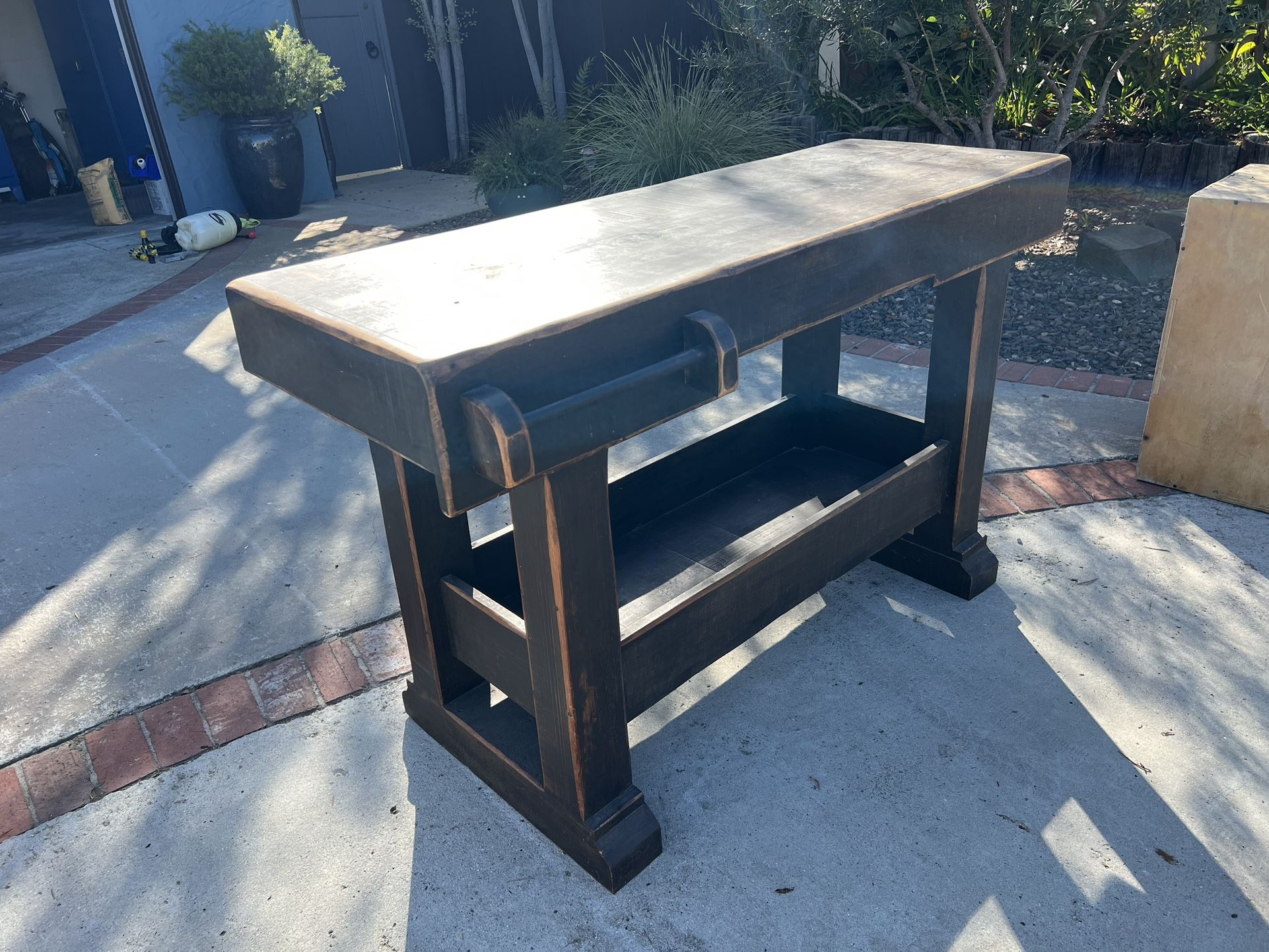 Wood Kitchen island or Could Be A Good Garage Workbench