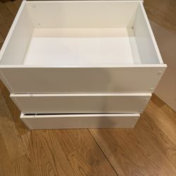 Ikea KOMPLEMENT For PAX Drawers 6 Pieces Total 
