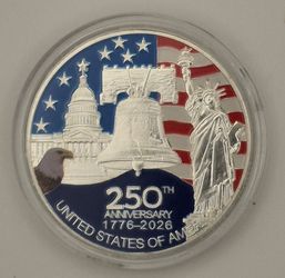 USA 250th Anniversary Commemorative 1oz Copper Coin