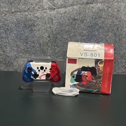 Vinyson VS-801 Gamepad Controller Red/Blue with Box