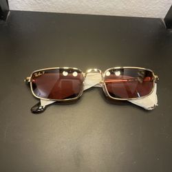 Gold and brown Asap Rocky Ray-Bans