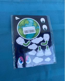 Cartoon Earth Sticker Sheet Pack
