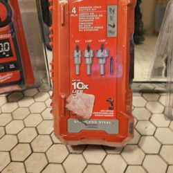 Milwaukee 4-Piece Carbide Hole Cutter Kit