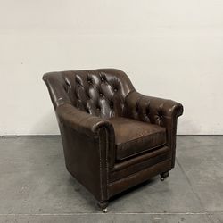 Restoration Hardware, Sandringham Leather Club Chair