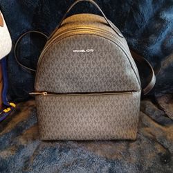 Black Michael Kors Backpack 