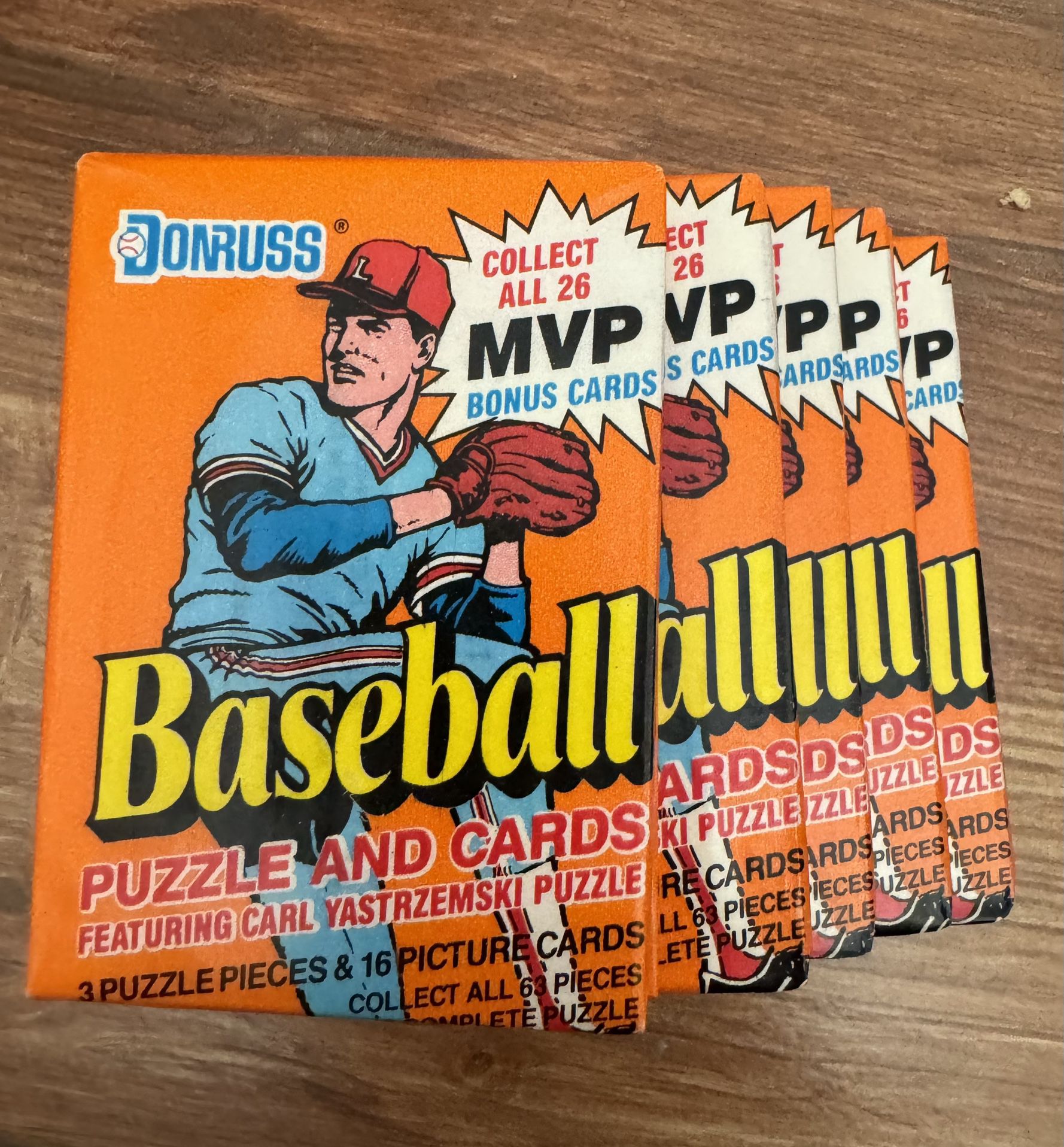 1990 Donruss Baseball Cards 5 Packs