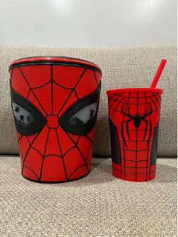 Regal Marvel Spider-Man Brand New Day Mask Popcorn Bucket & Drink Cup (2026)