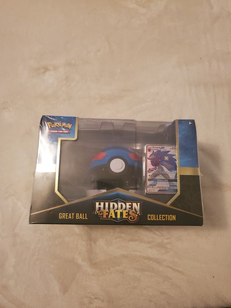 Pokemon Hidden fates great ball collection