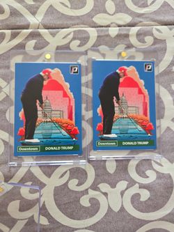 2 2024 Downtown Donald Trump Custom Cards