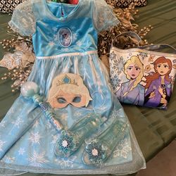 Disney Frozen Bundle: Dress, Shoes, Purse, Game And More!
