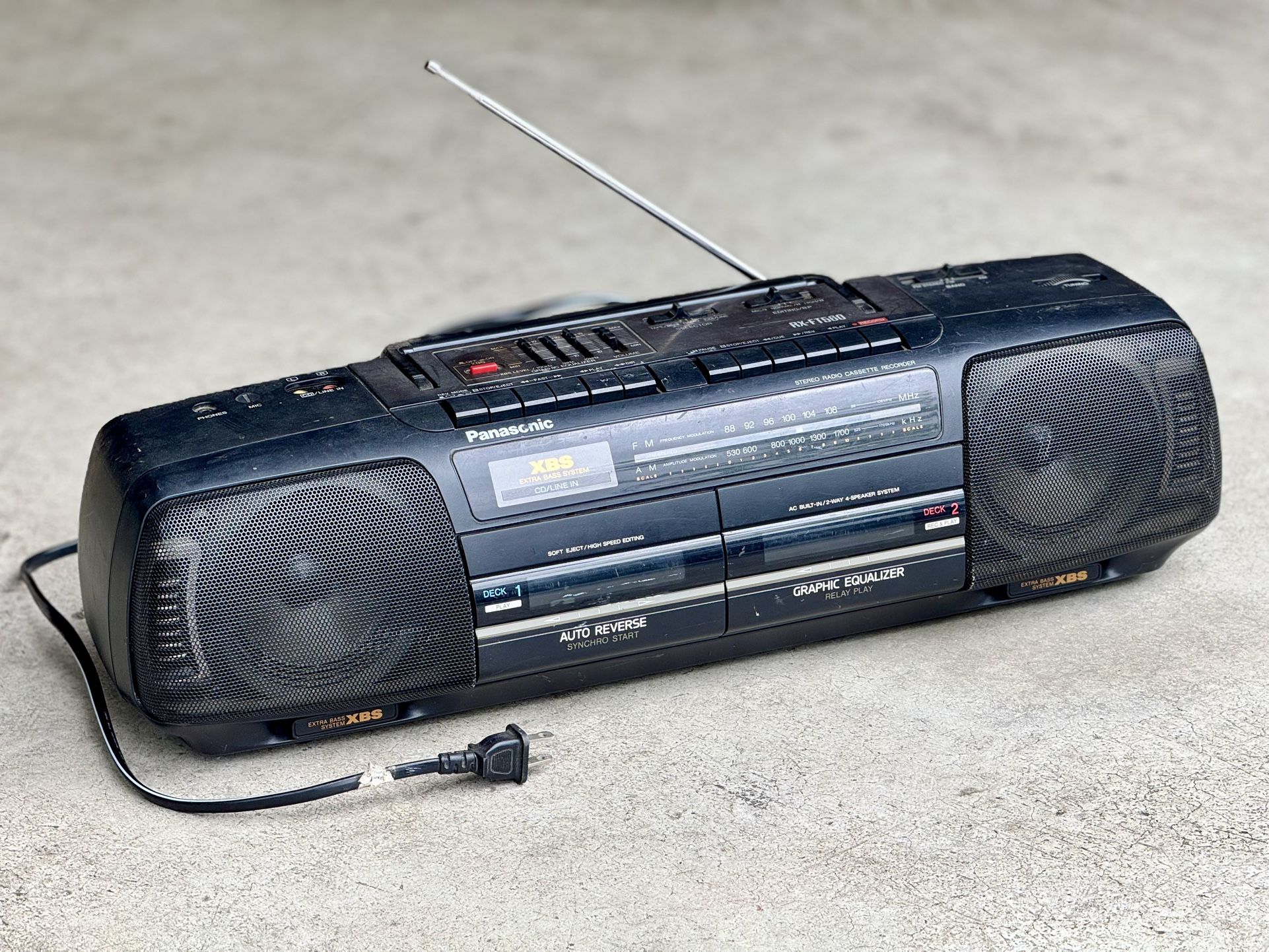 Panasonic RX-FT560 Stereo Radio Cassette Deck