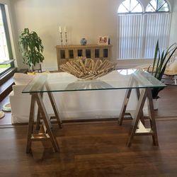 Glass Modern Silver Table