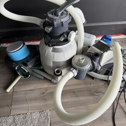 Pool Sand Pump & Sand Filter 