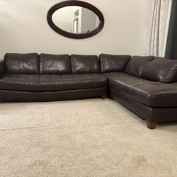 Dark Brown Couch Free