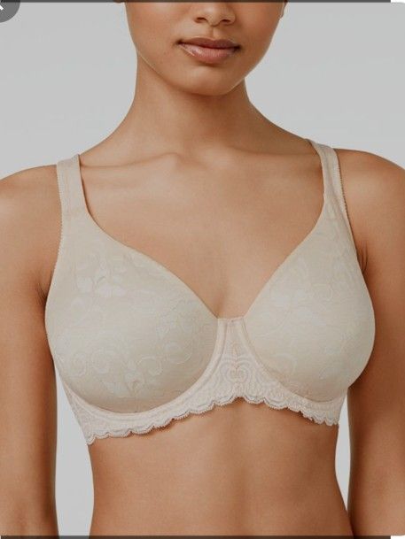 NEW Bali Lilyette Beautiful Support Minimizer Underwire Bra 36DD