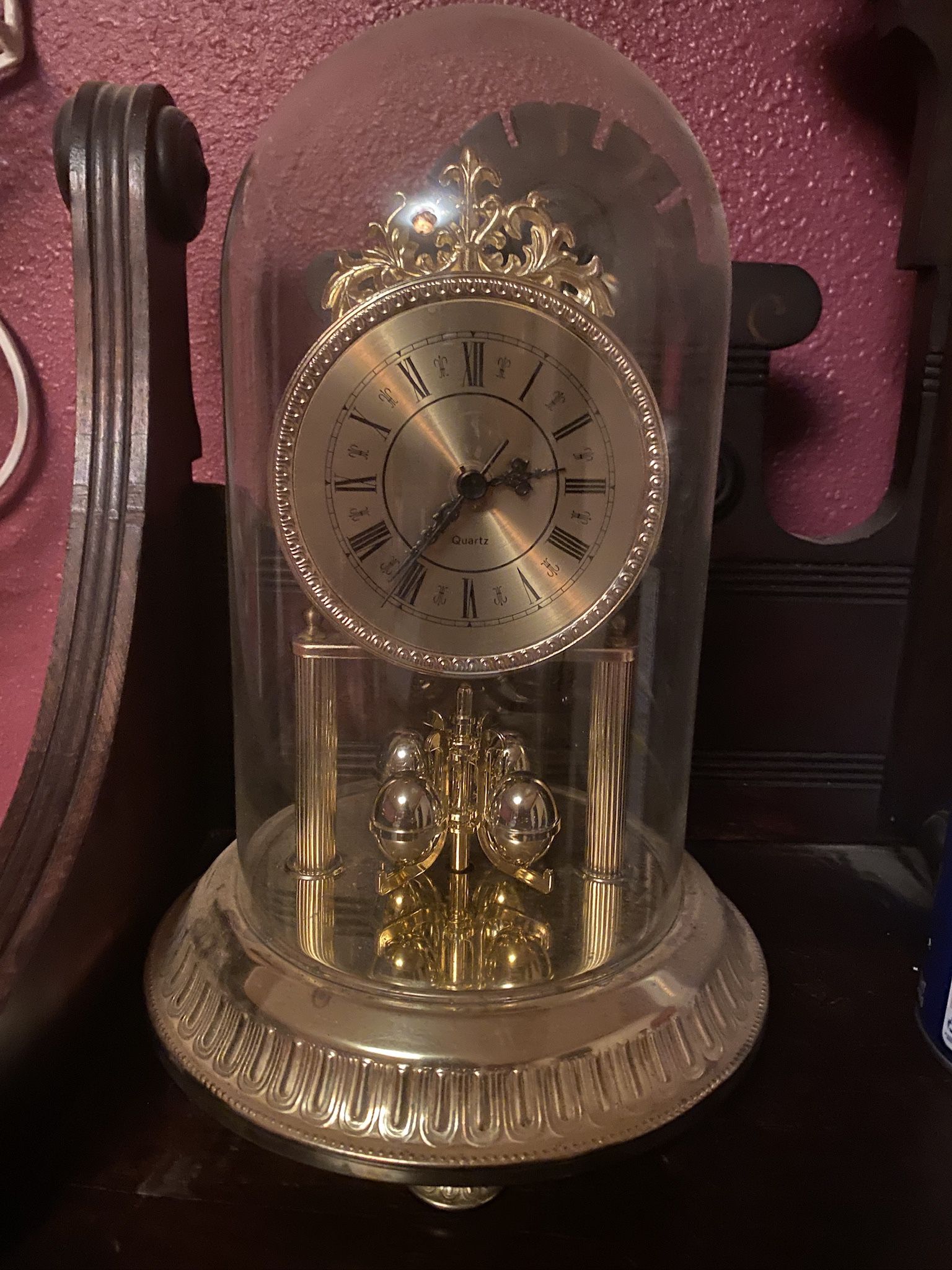 Gold Antique Clock 