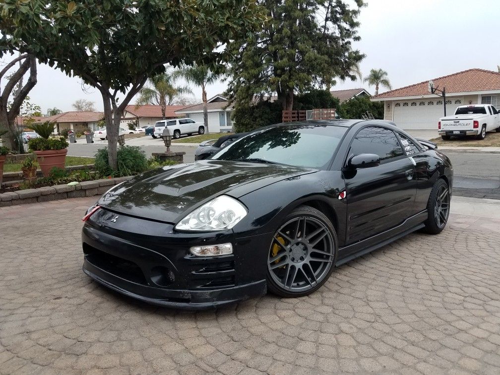 Mitsubishi eclipse parts (eclipse 3g 2000-2005) chrome halo proyector headlights