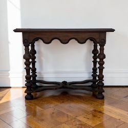 Stunning Vintage Jacobean Revival Console Table