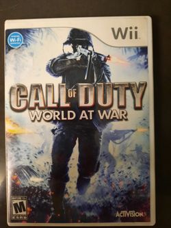 Nintendo Wii Call Of Duty