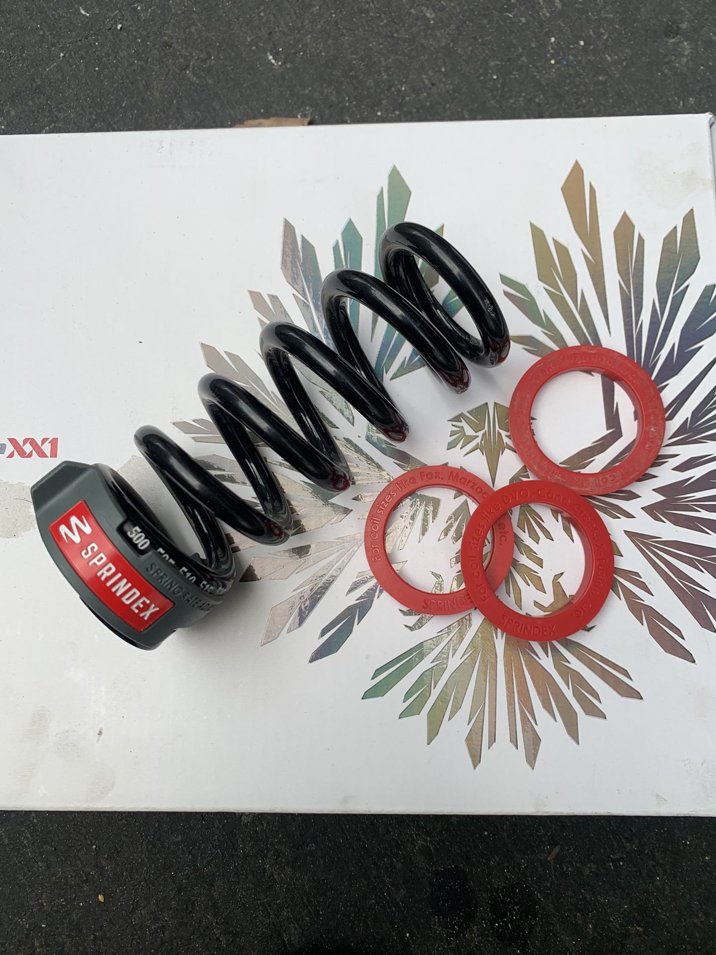 Sprindex Adjustable Coil Spring For MTB Shock DH Enduro