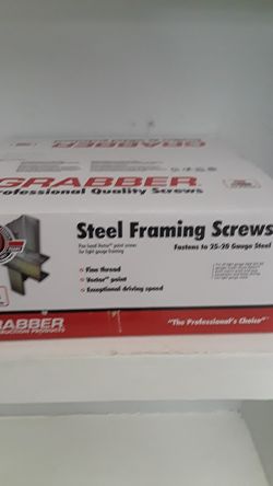 Steel framing screw