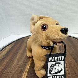 Vintage Taco Bell Chihuahua Wanted Chalupa 6 Inch Plush