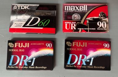 NEW SEALED Recording Blank Cassettes $5 for All