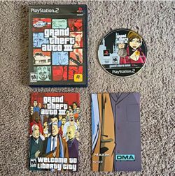 Rockstar Games Grand Theft Auto III - PS2 - Complete with Manual and Map
