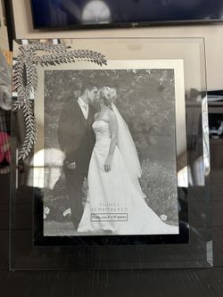 Brand New Things Remembered Glass & Silver Frame