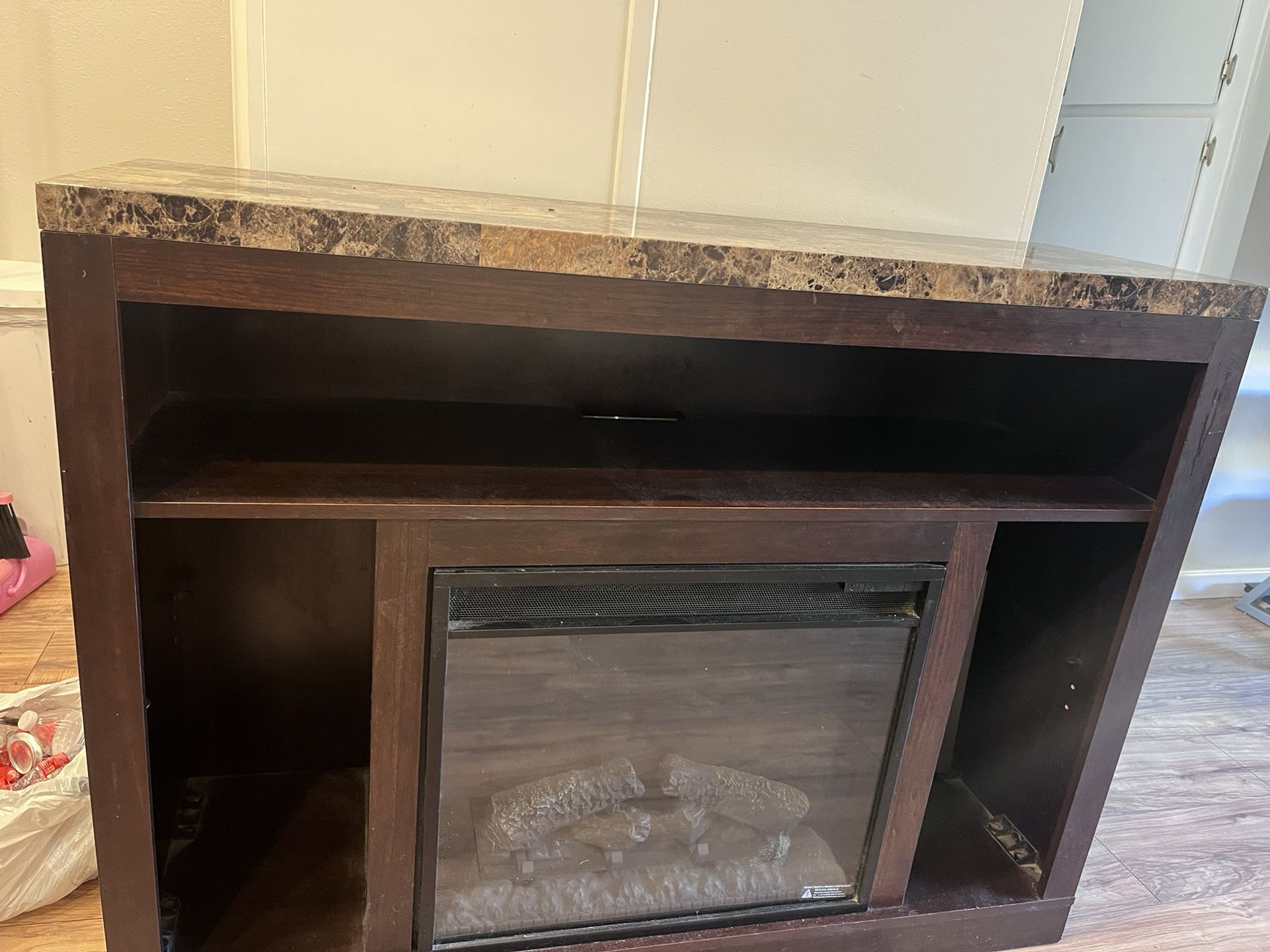Electric Fireplace Stand