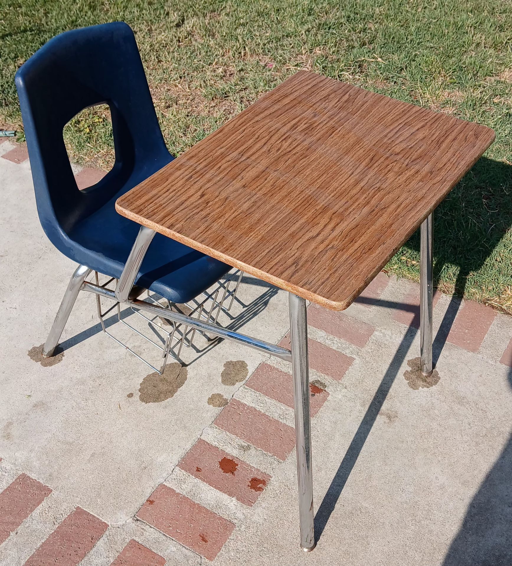 School chair.