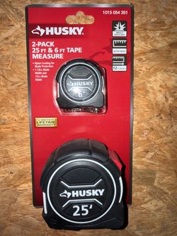 Husky 2-Pack 6 ft. Mini and 25 ft. Tape Measure