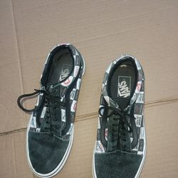 Vans Off The Wall Skate Sneakers Shoes Men's Size 6.5 Women's Size 8