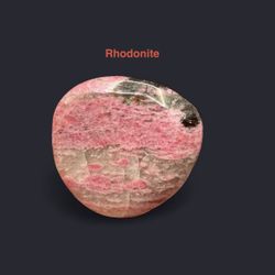 Rhodonite Genuine Palm Stone from Madagascar 42.4g  RARE