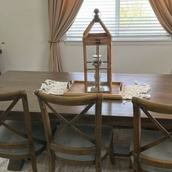 81 “ Wooden Dining Table Set